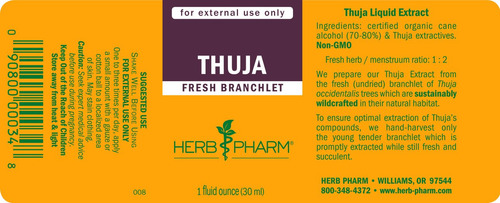 Herb Pharm Thuja Branchlet Liquid Extract - 1 Ounce