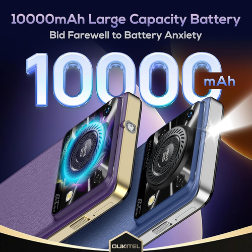 Celulares Oukitel C60 Pro 24gb Ram 256gb Rom Smartphones Resistentes 10000mah 18w Fast Charging Auriculares Type-c/fingerprint/android 15