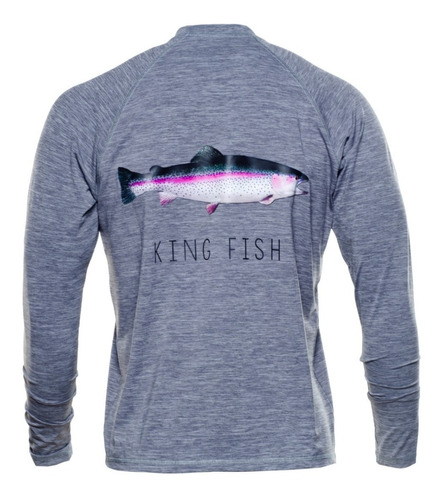 Remera King Fish Edición Limitada Protección Uv Certificada