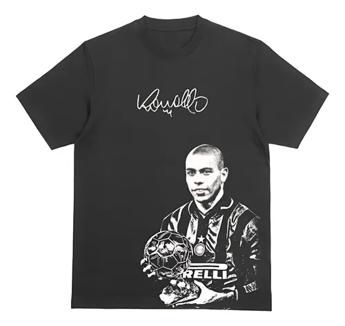 MLB 7301988292 Camiseta Camisa Ronaldo Fenmeno Profissional Unissex Basica JM