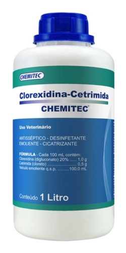 Clorexidina Cetrimida Chemitec Antiséptico 1 Lt 