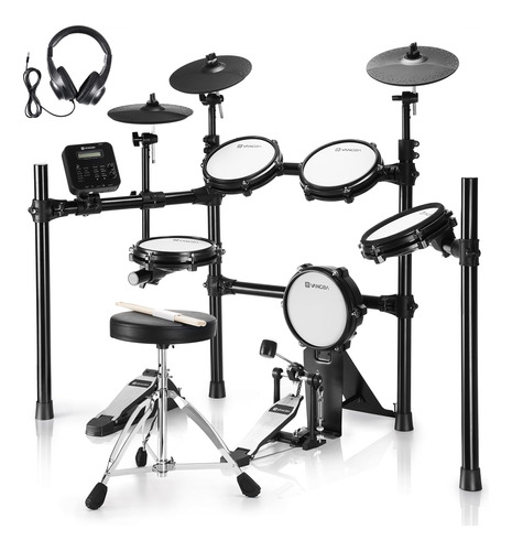 Vangoa Juego De Bateria Electrica, Kit De Bateria Electronic