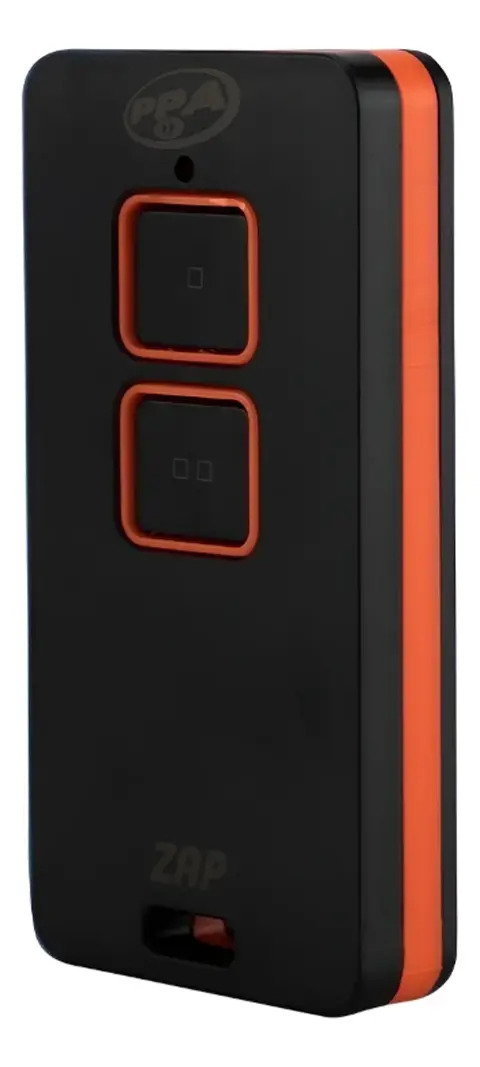 Kit 2 Controles Remoto Ppa Zap Portão Alarme Cerca Elétrica 433mhz Cor Preto/laranja 3