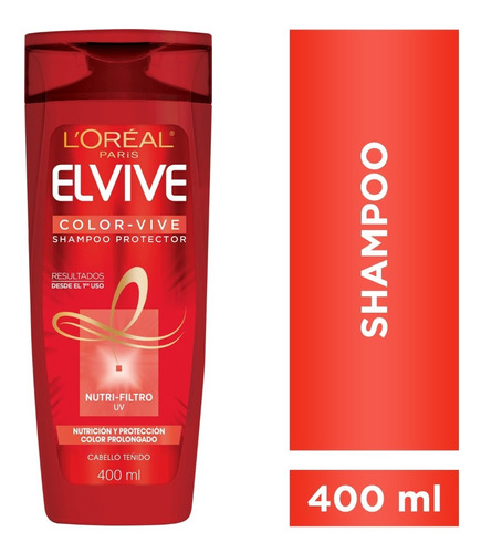 Shampoo Elvive L´oréal Paris  Color Vive X 400 Ml