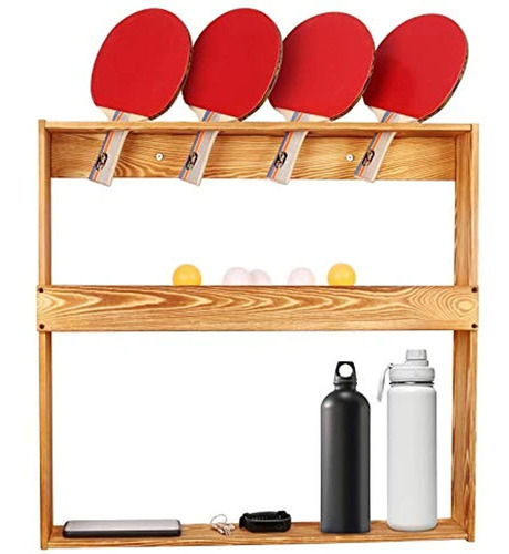 Wintecy Ping Pong Rack De Almacenamiento De Soporte De Palet