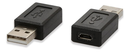 Electop Paquete De 2 Adaptadores Usb 2.0 A Macho A Usb Micro