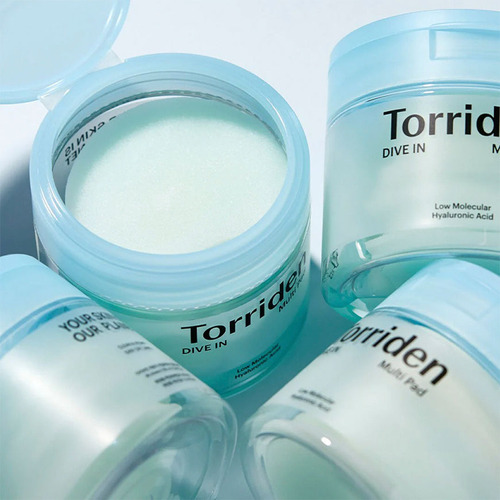 Toner Pad Con Ácido Hialurónico Torriden Cosmética Coreana