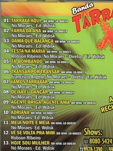 Cd Banda Tarraxinha - O Novo Rítmo Da Bahia