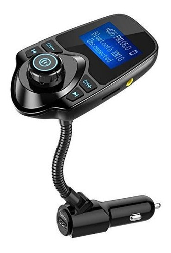 Nulaxy Bluetooth Car Fm Transmisor Adaptador De Audio Recept