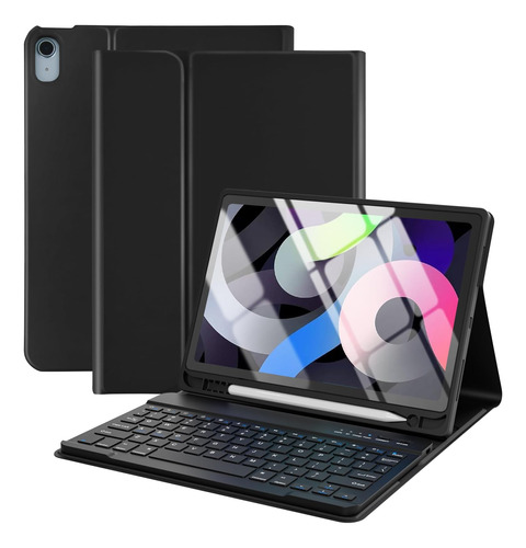 Funda C/teclado Besky iPad Air 2022-20 5g/4g 10.9in Ngo