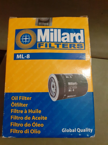 Filtro Aceite Ml-8 Millar Toyota Samuray Ranger F150 Trctor