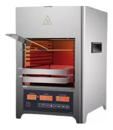 Asador Parrillas Infrarrojo Para Interiores Digita 2000w