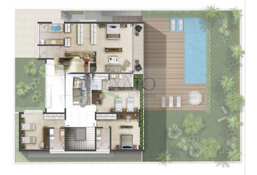 Imagem 9 de 15 de Casa Em Condomínio Nova Assobradada, Com 518m² De Área Útil, 4 Suítes E 6 Vagas De Garagem. - Em49407