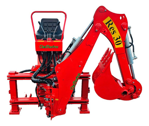 Retroexcavadora Mini Para Tractores Desde 15hp, Completa