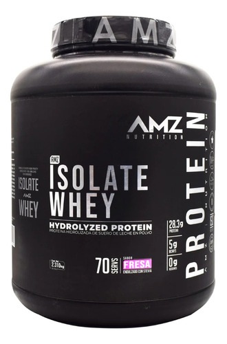 Isolate Whey 2.310k Amz Sabor Fresa