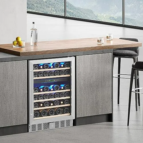 Vinoteca De 24 Para 52 Botellas, Control Digital De Tempera