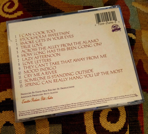 Cd Patti Austin The Real Me Importado, Ótimo Cd