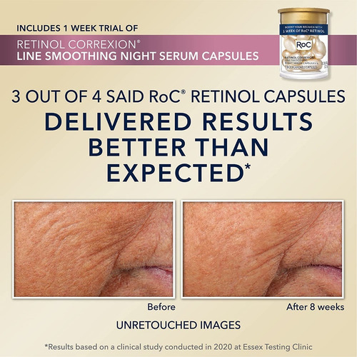 Roc Multi Correxion Cápsulas Serum Ácido Hialurónico Retinol