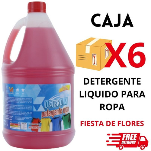 Detergente Para Ropa Caja X 6 - L a $10771