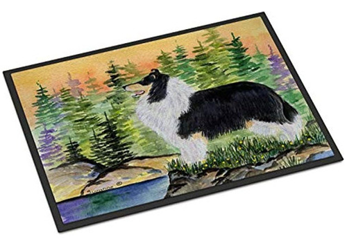 Carolines Treasures Collie Felpudo Interior O Exterior 18 X