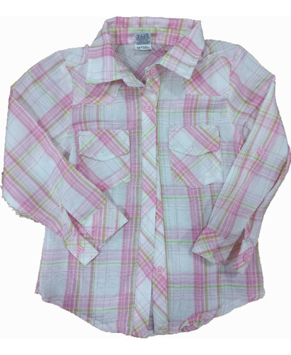 Camisa Leñadora Niñas Oferta