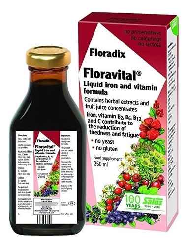 Salus Floradix Floravital Jarabe 250 Ml