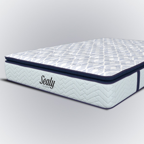 Colchon Montego Matrimonial Sealy Firmeza Milimétrica + Box