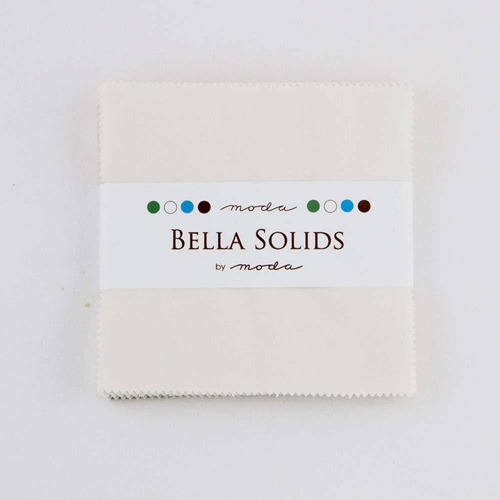 Moda Fabrics Bella Solids Pluma Blanca Charm Pack By 42-5 