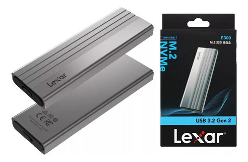 Kit Lexar E300 M.2 Case Nvme Tipo C Usb 3.2 Gen2 Ssd 10gbps