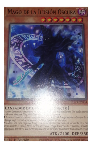 Mago De La Ilusión Oscura Yu-gi-oh! Original Konami