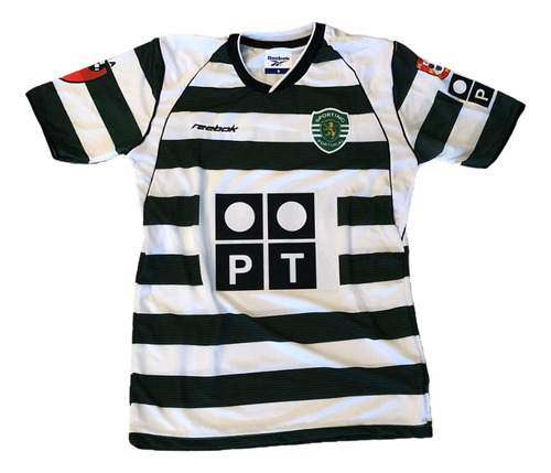 Camiseta Sporting Lisboa 2001/02 Titular Cristiano Ronaldo