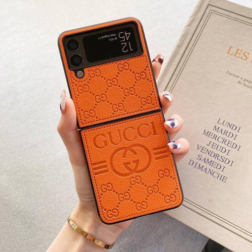 Funda De Piel De Lujo Funda Capa Para Sm Galaxy Z Flip 5 4 3 6 Z Flod 2 3 4 5 6 Find N2 N3 X Flip Xiaomi Mixflip Mix