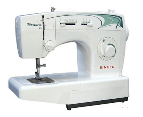 Máquina de coser recta Singer Florencia 63 portable blanca 220V