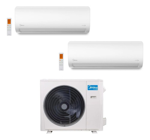 Multisplit Midea Inverter Smart 10.5kw 2x4551fg Frio Calor Blanco