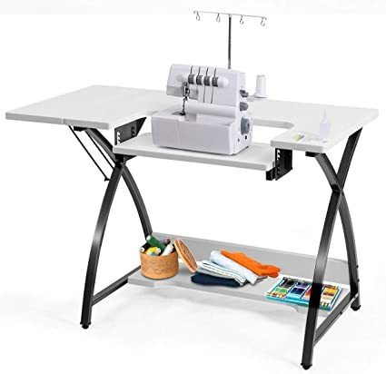 Costway Costura Craft Table, Ajustable Escritorio Multifunci