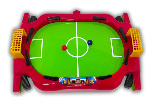 Cancha Mini Futbolín Para Mesa De Entretenimiento