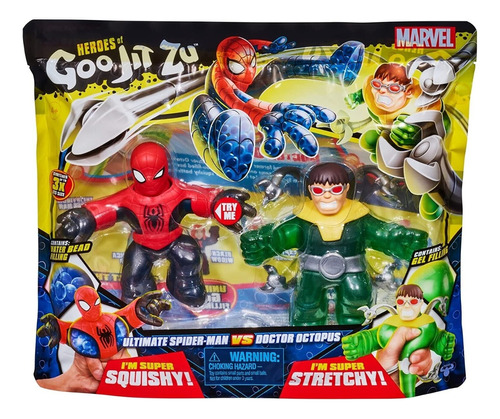 Heroes Of Goo Jit Zu Marvel Spiderman V Dr Octopus Estirable