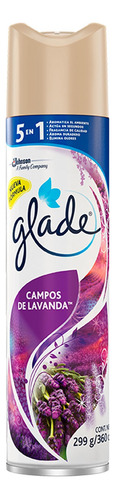 Aromatizante Glade en aerosol campos de lavanda 360 ml