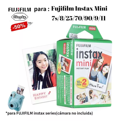 Fujifilm Instax Mini 20 Sheets Color Blanco Película Papel