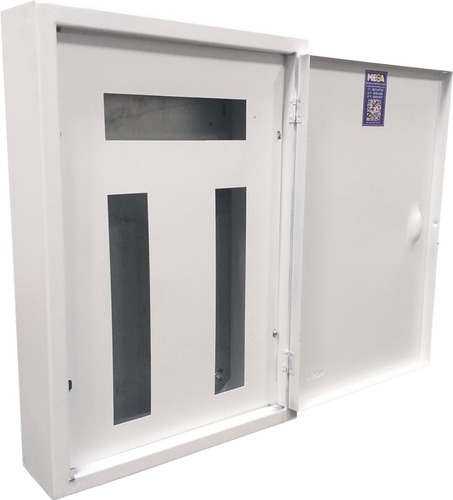 Quadro Distribuição Sobrepor Com Kit Bifásico 24c Din 100a Cor BRANCO RAL 9003 - WEG