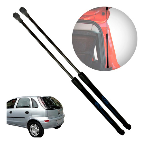 Imagem 1 de 1 de Par Amortecedor Porta Malas Corsa Hatch 2002 2003 2004 2005