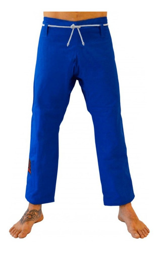 Calça Jiu Jitsu Keiko Brim Azul Adulto Unissex