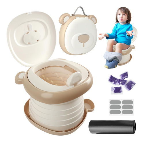 Asiento Portátil Y Orinal Plegable Para Niños Pequeños