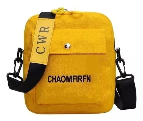 Bolso Cruzado Amarillo De Un Hombro Para Mujer