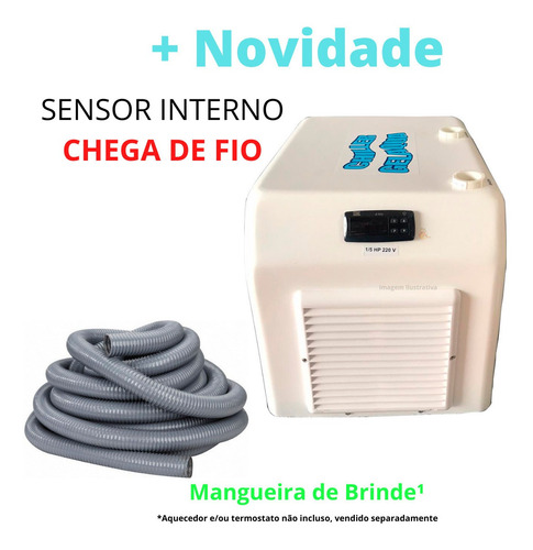 Resfriador Chiller Gelaqua 1/3 Hp Aquário 250 Até 750l