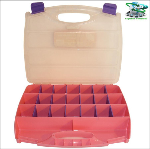 Imagen 8 de 8 de Caja Organizadora Tipo Maleta 23 Espacios Alfa Hogar