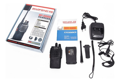 Pack X 2 Radio Transmisor Walkie Talkie Baofeng Bf-888s