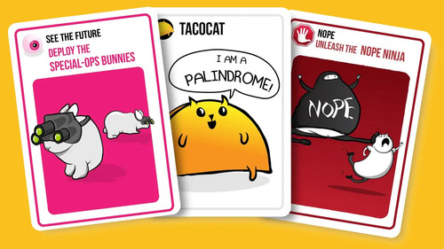 Juego De Mesa - Exploding Kittens - Original - Divertido