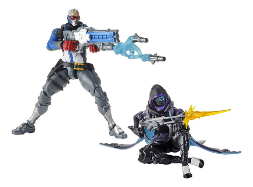 Figuras De Acción Hasbro Overwatch Soldier: 76 Y Shrike