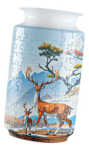 3d Puzzle Vase Diy Craft Creative Con Copa De Agua Estilo B